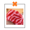Slaapmasker fluffy roze rode zebraprint